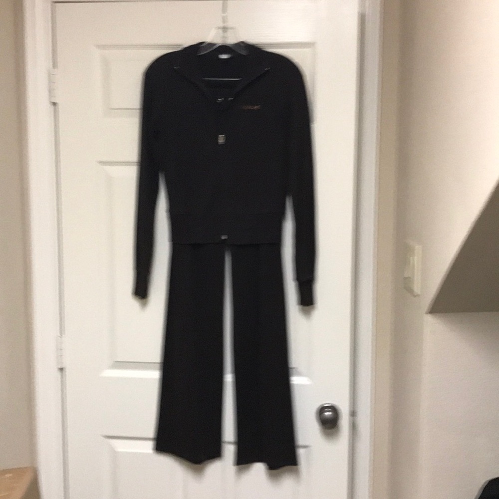 BeBe chocolate brown warm-up suit set